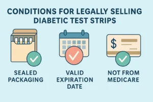 is it legal to sell diabetic test strips